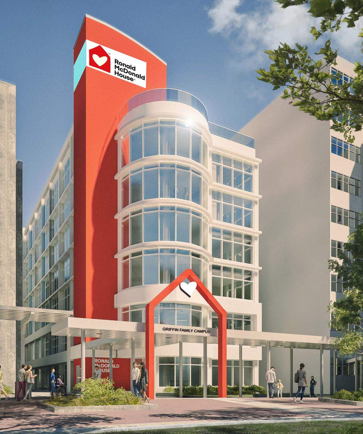 A rendering of what the Griffin Family Campus will look like.