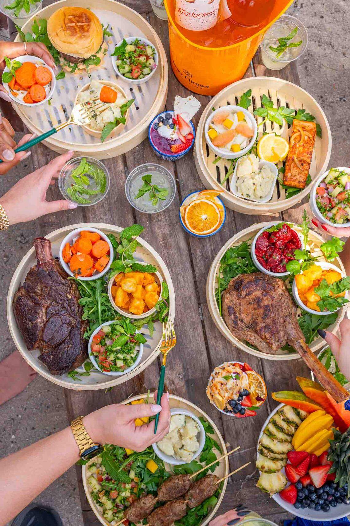 Launching just in time for Passover, Nana Beach Club is intended to be a first-of-its-kind beach club offering guests a kosher experience, including a a Mediterranean-inspired menu that’s fully Glatt kosher — the highest level of kosher food under Kosher Miami supervision.