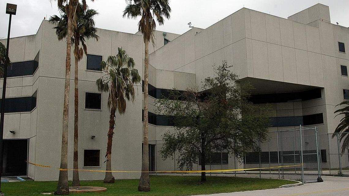 The Turner Guilford Knight Correctional Center in West Miami-Dade. A man and woman accused of selling an underage girl for sex in Miami were being held here Tuesday evening.