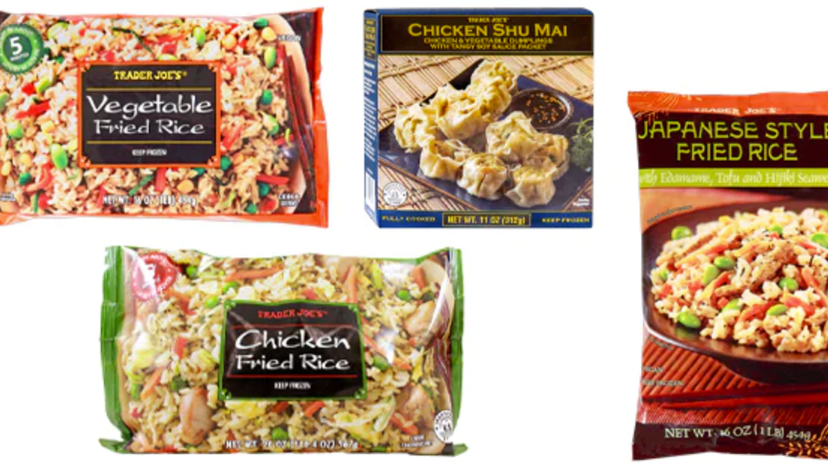 Trader Joe’s products in the Ajinomoto Foods’ recall: Chicken Fried Rice, best by 03/04/2026 through 02/10/2027; Vegetable Fried Rice, best by 02/28/2026 through 11/19/2026; Japanese Style Fried Rice, best by 02/28/2026 through 11/14/2026; and Chicken Shu Mai, best by 03/13/2026 through 10/23/2026.