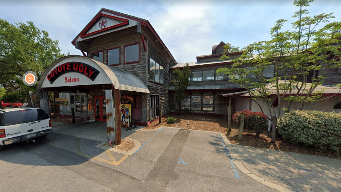 A roadhouse bar brawl erupted at the Coyote Ugly nightspot in Destin, Florida, and multiple people were knocked out, deputies say.