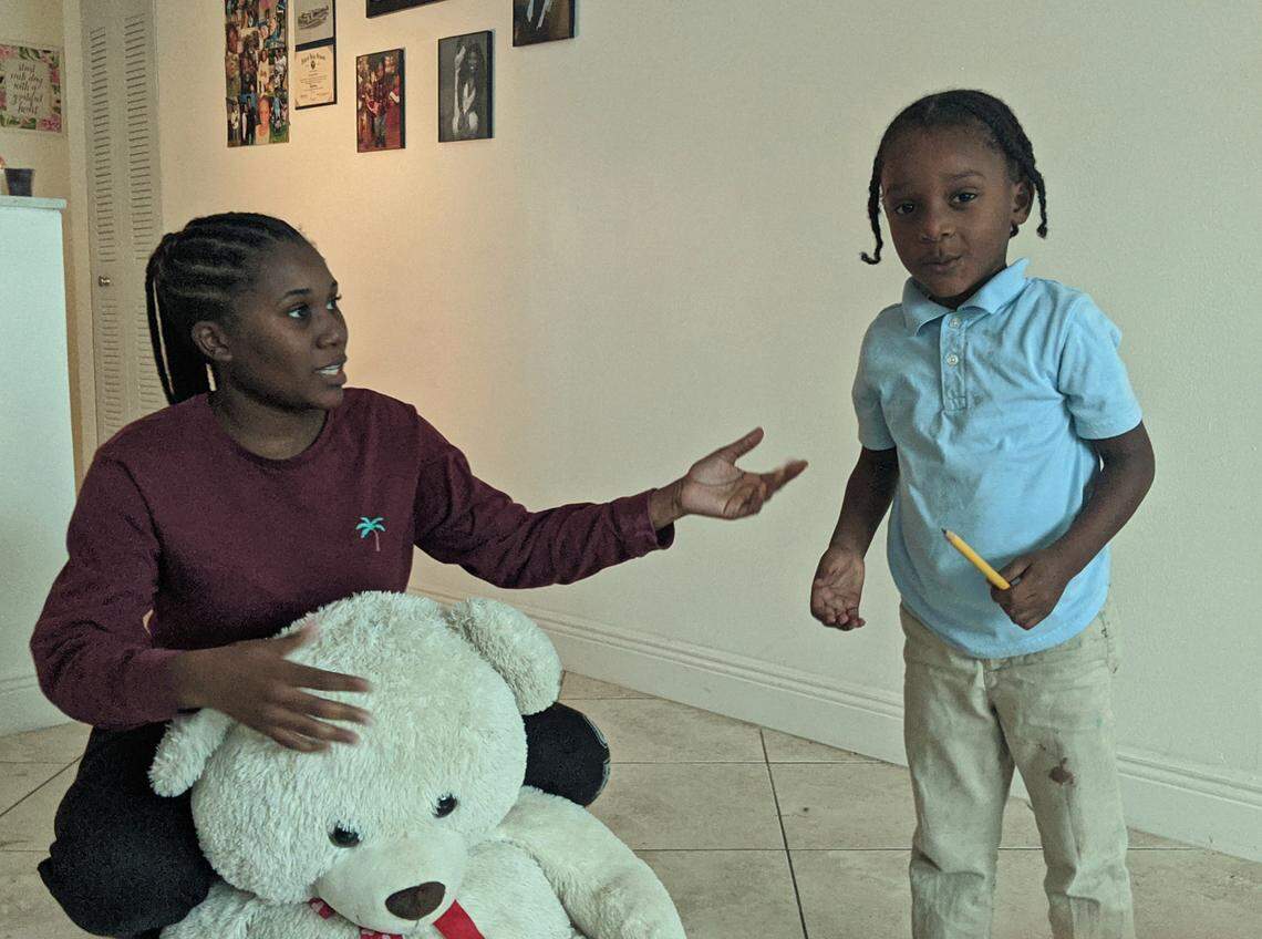 Stephanie Pavilus is raising her son, Kai, who has special needs; is completing her undergraduate degrees in biology and psychology; volunteering and working full-time. 