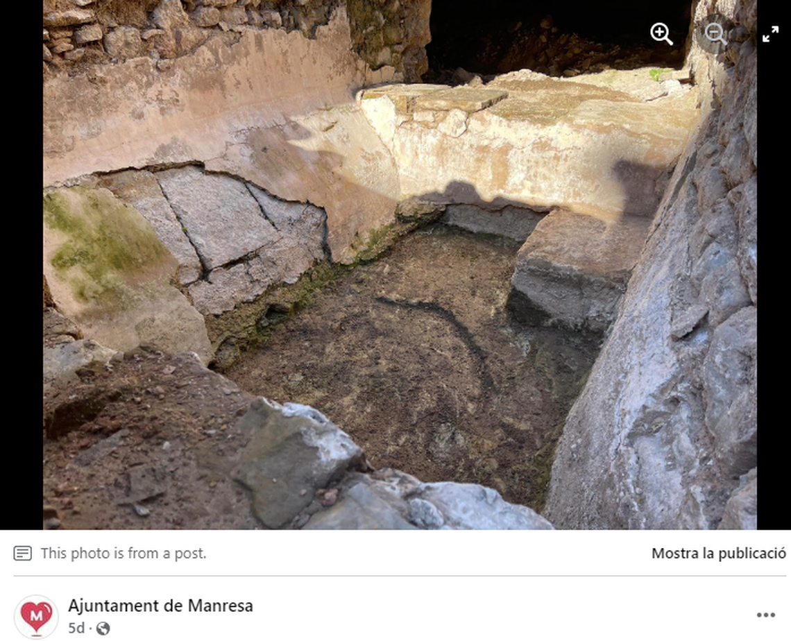 The mikveh is used for a ritualistic cleansing bath by Jews, and was likely built in the Middle Ages, officials said.