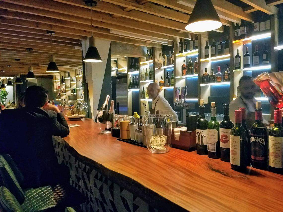 The bar inside The Citadel.