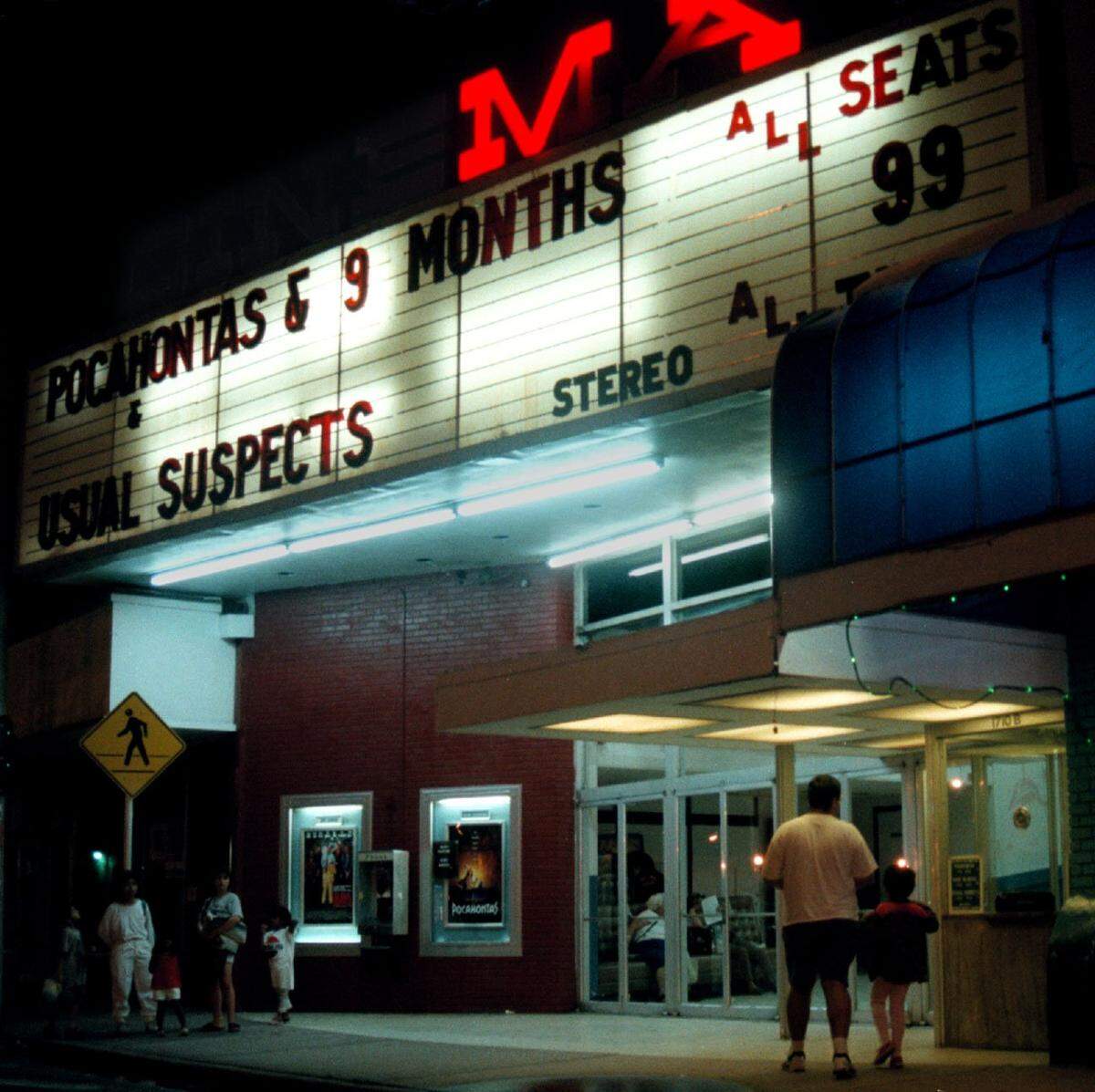 Hollywood Cinema, off of Young Circle in Hollywood, in 1995.
