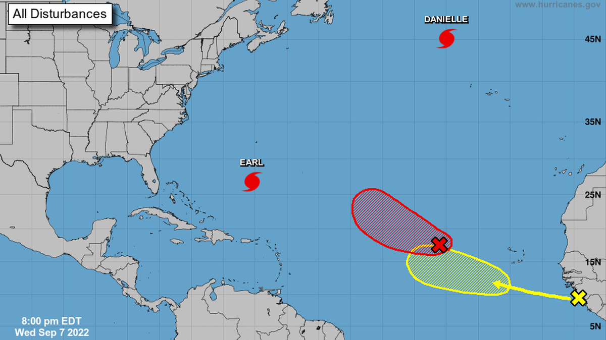 Forecasters on Wednesday are closely watching four systems in the Atlantic.
