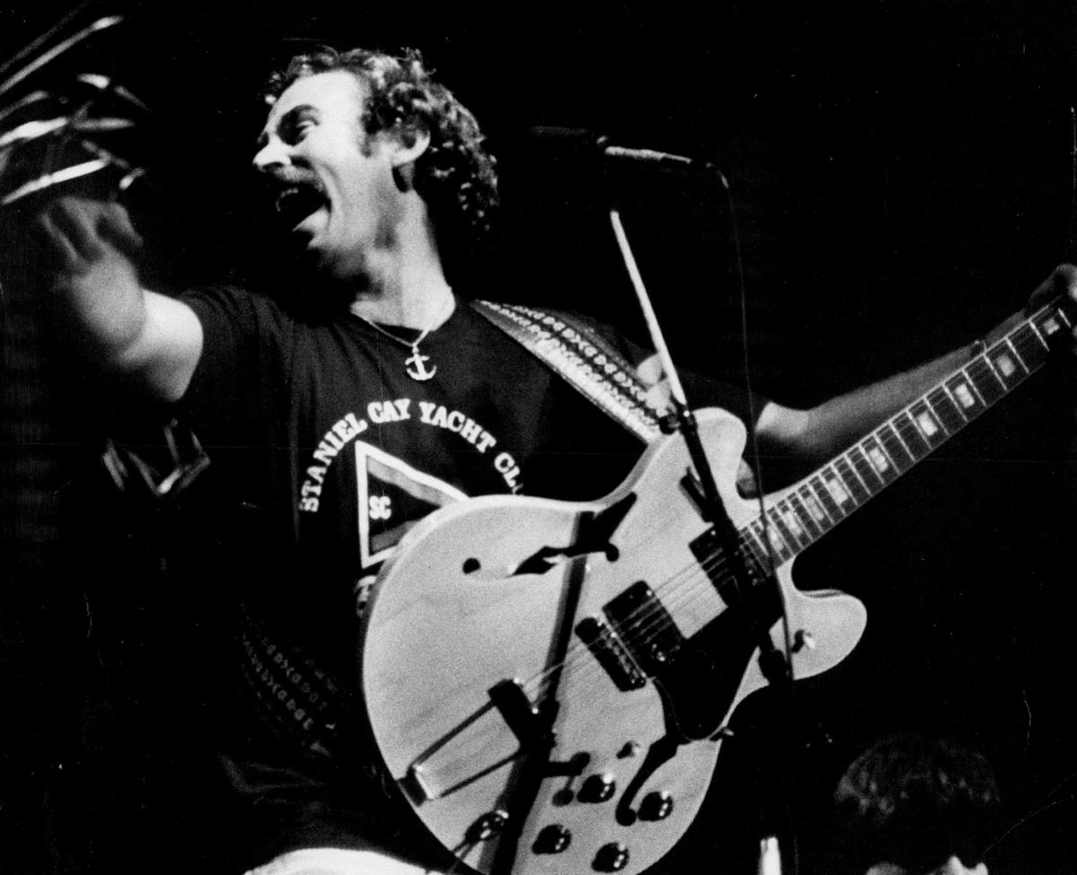 Jimmy Buffett takes the stage at the Maurice Gusman Cultural Center (aka Olympia Theater) in downtown Miami on Aug. 14, 1978. He recorded these dates for his first live album, “You Had to Be There,” released later that year.