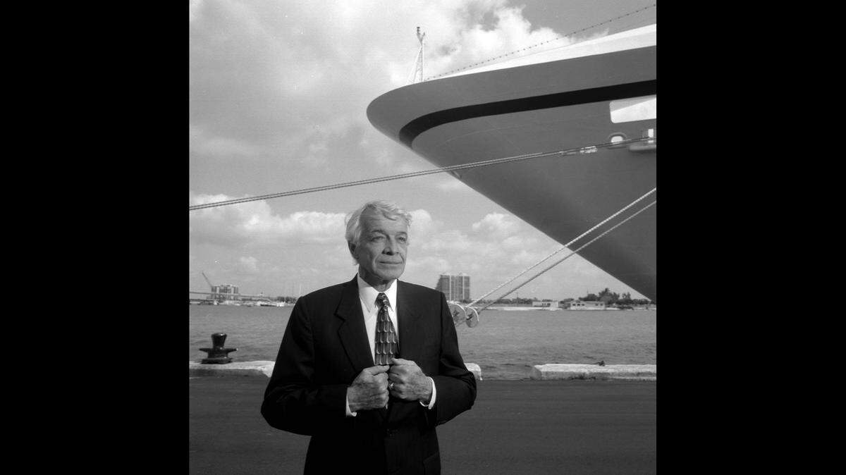 Royal Caribbean founder Edwin Stephan, featured in the book, “Miami in Our Own Words,” in 2003.