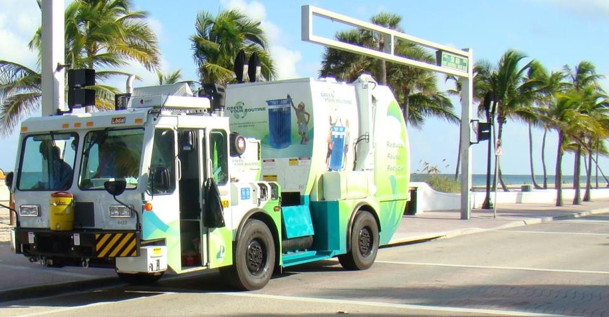 The garbage trucks will roll in Fort Lauderdale on Monday, Labor Day.