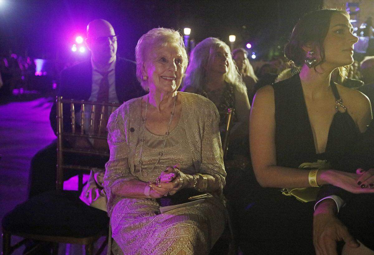Former Coral Gables Mayor Dorothy Thomson attends the city’s centennial concert on Sunday, Dec. 7, 2025, in Coral Gables, Florida.