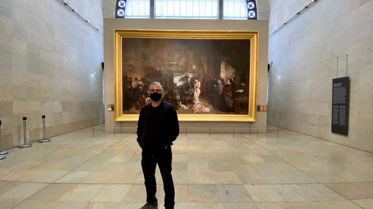 Florida International University John William Bailly was the first person to enter the Louvre when it reopened to the public at 9 a.m. on July 6 after it was closed due to coronavirus. He inspired his students and art community by sharing the images through social media.