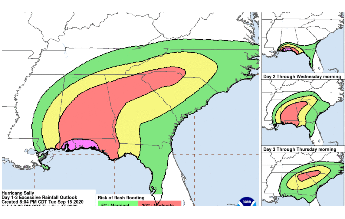 Live updates: Tropical Storm Sally makes landfall in Alabama. How will it impact Columbus?