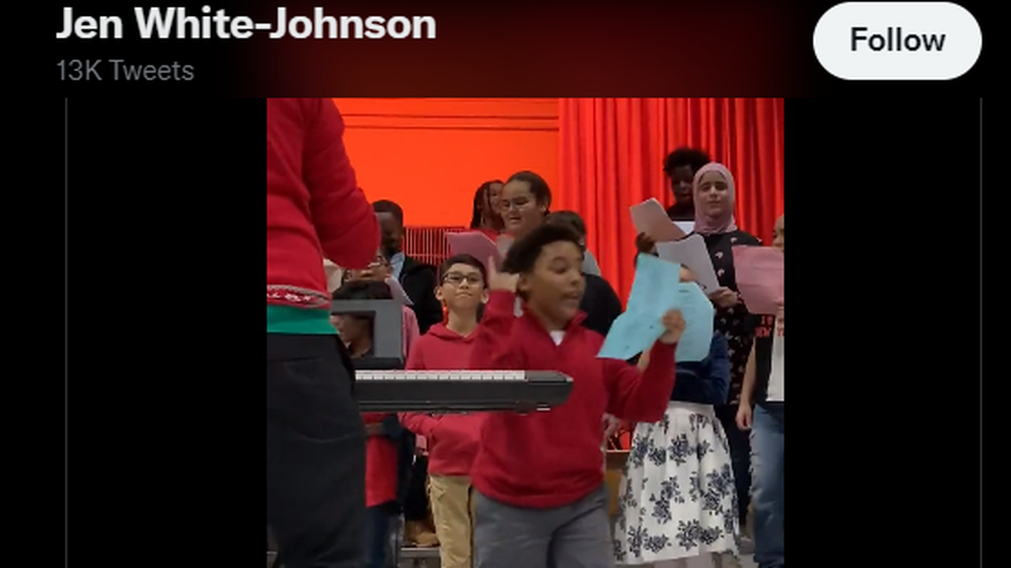 “Knox, you made my day. Your JOY gives me and everyone watching JOY,” Carey told the Maryland fourth grader.