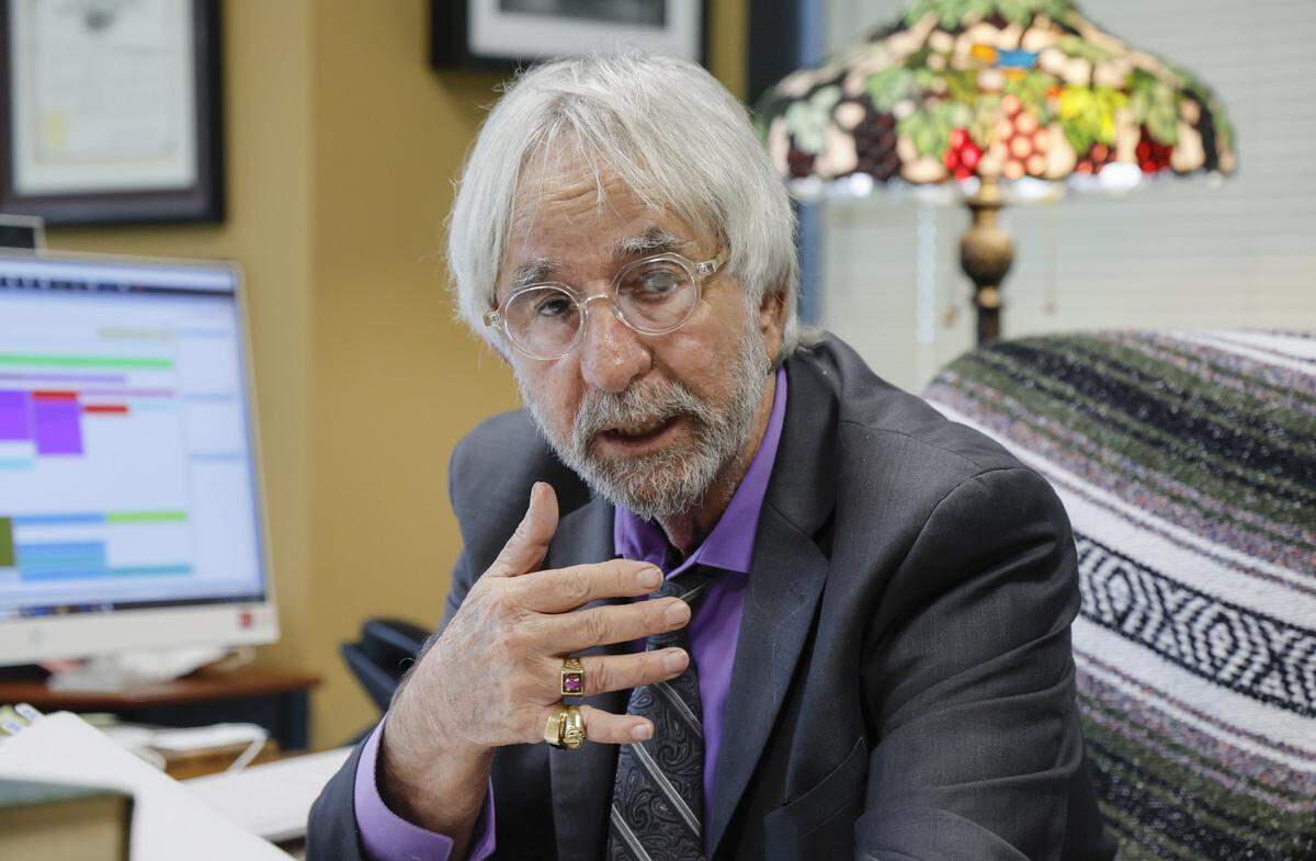Attorney Jan Peter Weiss at his office in Lake Worth, Florida, on Thursday, Nov. 6, 2025. 