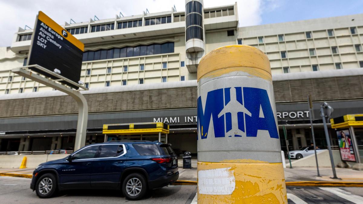A look toward departure gates and the exterior of Miami International Airport Hotel at MIA on Friday, June 30, 2023, in Miami, Florida.