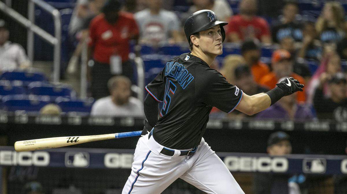 Brian Anderson tied his career high with his 11th home run on Friday and is now hitting .292 with six home runs in June.