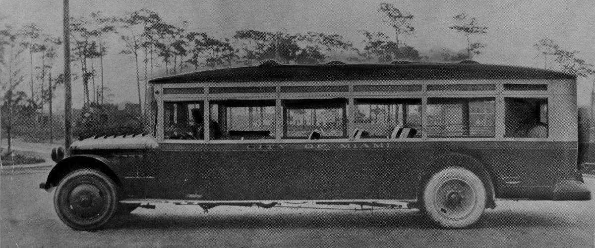 An early Miami bus.