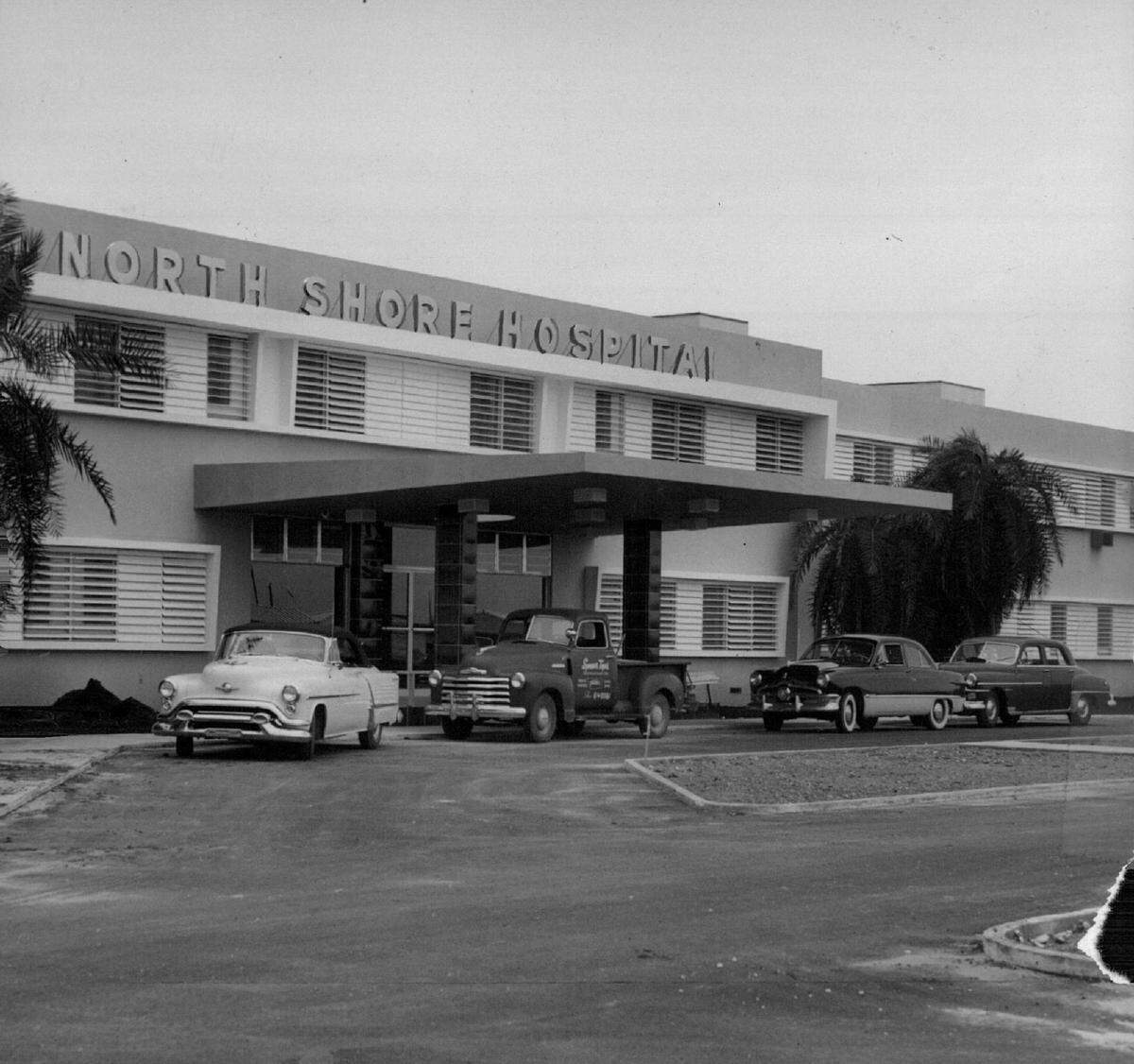 In 1953, North Shore Hospital in North Miami-Dade.