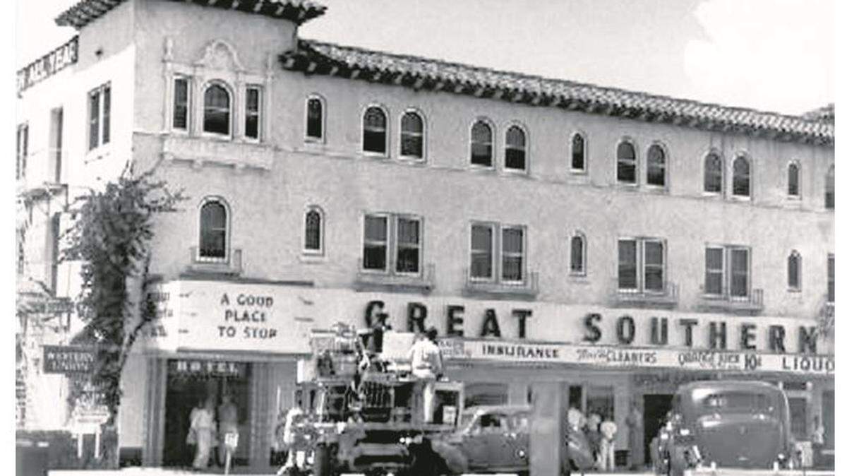 The Great Southern Hotel is was built in the 1920s and closed in 1991.