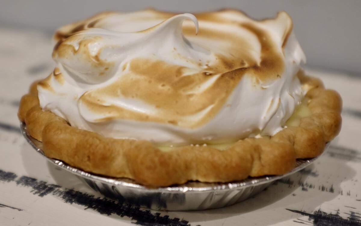 Lemon meringue pie at True Loaf Bakery on South Beach