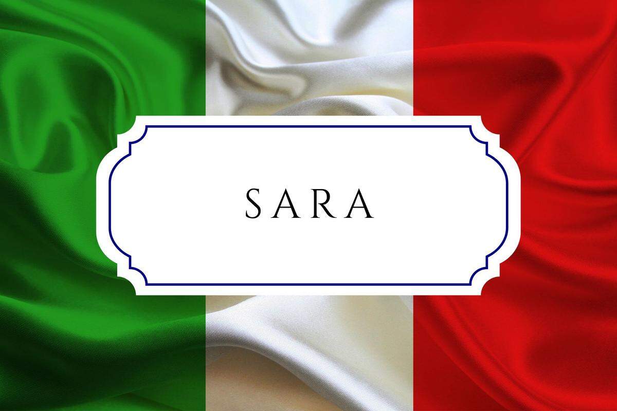 italian baby name sara