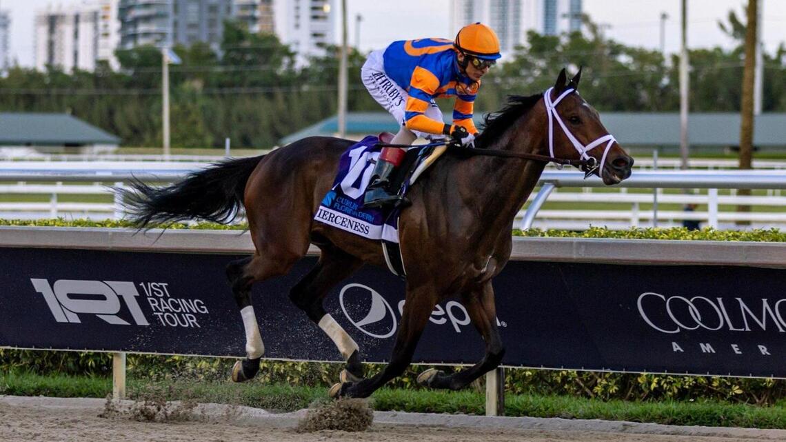 Fierceness dominates the field to score record-breaking victory at Florida Derby