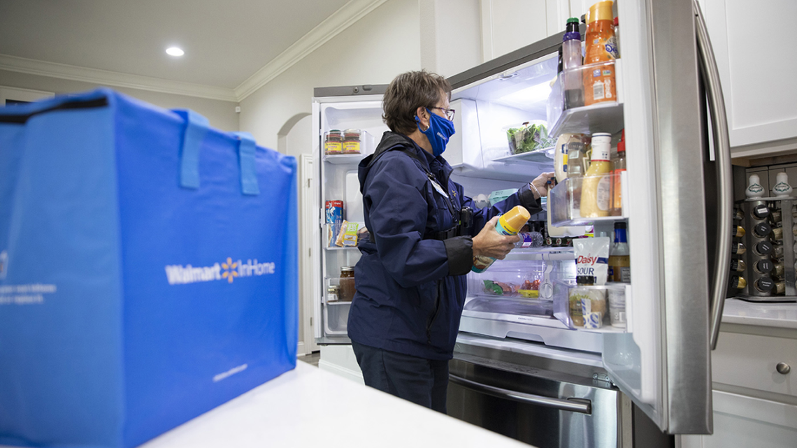 Walmart’s new InHome delivery service gives customers the option of having a delivery person come into their homes or garages and stock their refrigerators when they order groceries or goods. The new delivery service arrived in South Florida’s Miami-Dade, Broward and Palm Beach counties, as well as cities in other states, in July 2022.