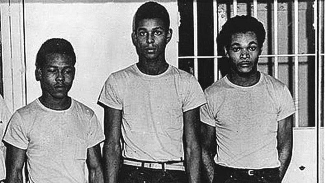 Walter Irvin, Samuel Shepherd and Charles Greenlee were three of the four men wrongly accused of rape.