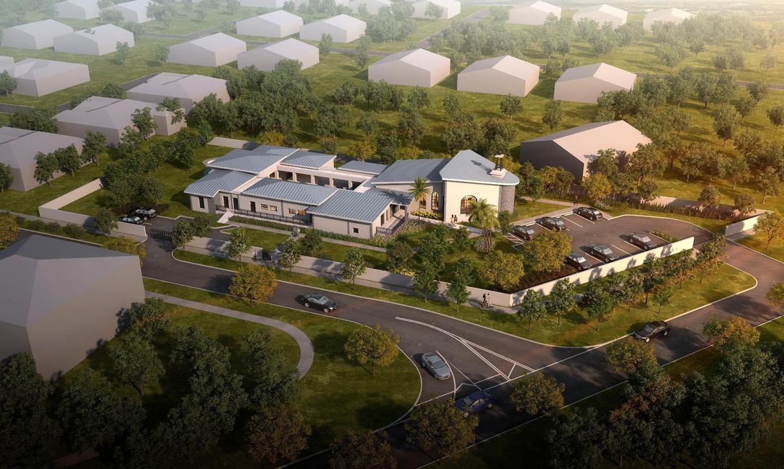 Rendering of the first synagogue coming to Cutler Bay.