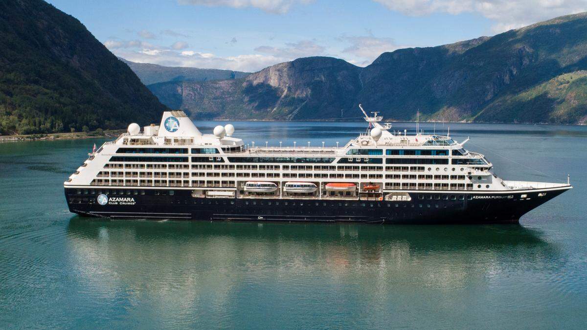 The Azamara Pursuit cruise ship debuted in August 2018.