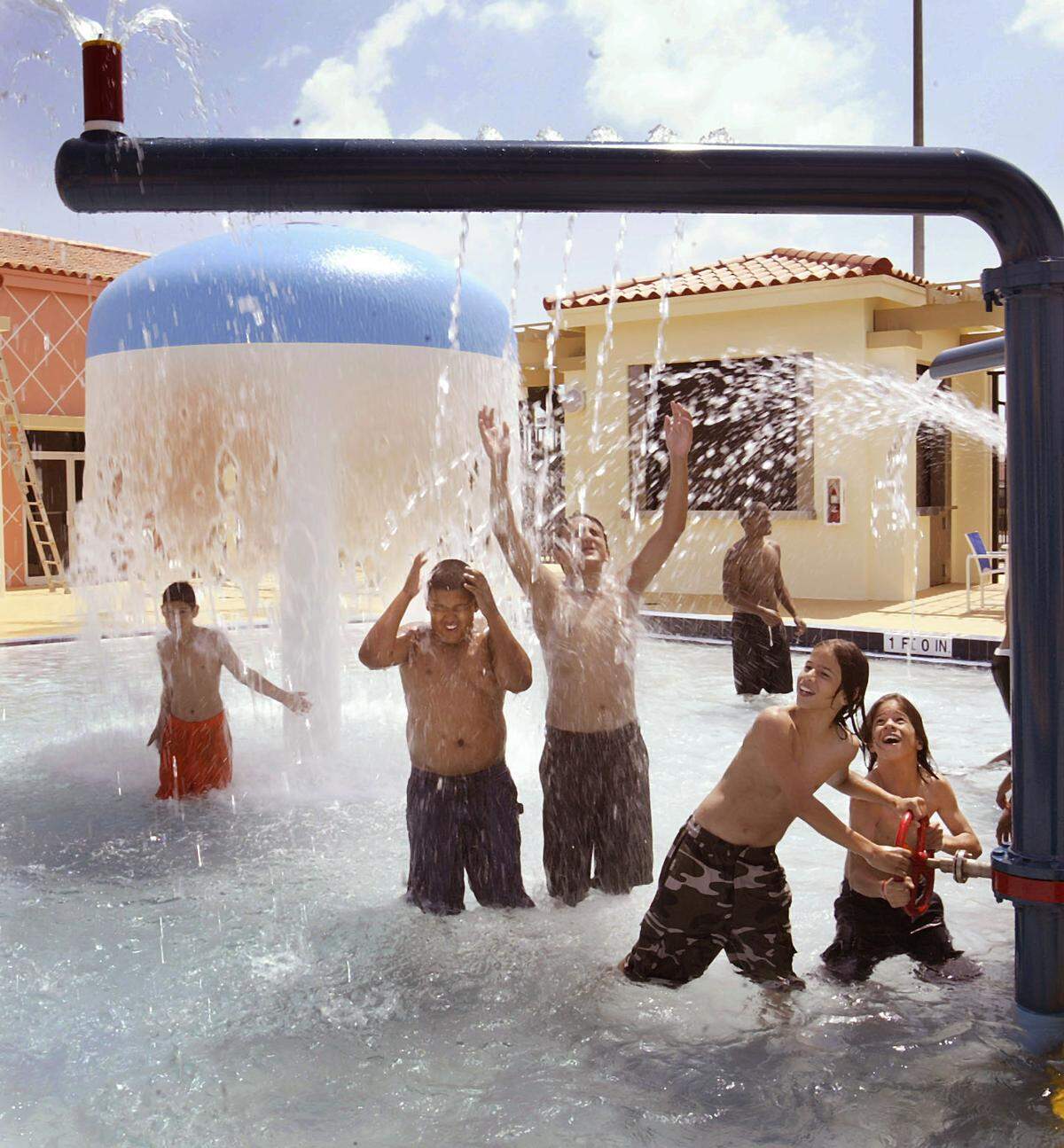Kids play at the North Shore Park Youth Center during the grand opening of the Normandy Isle Park and Pool in 2007.