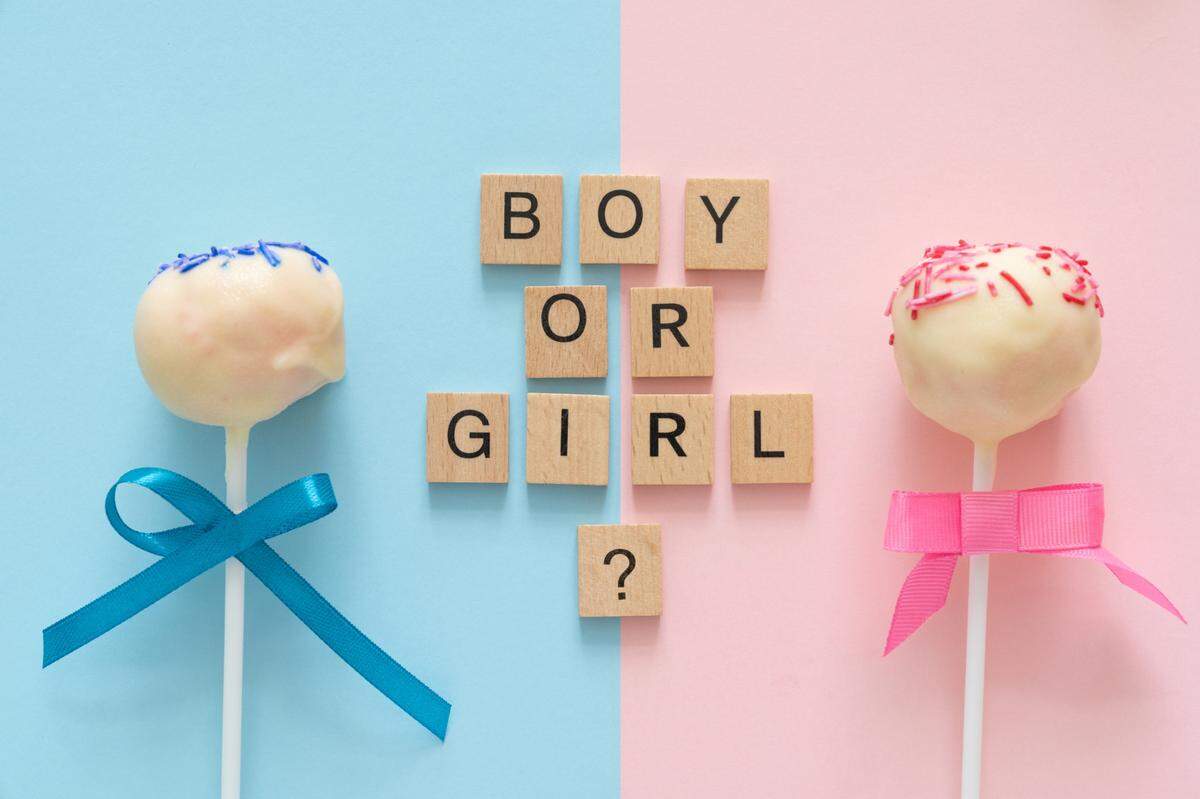 gender reveal boy girl cakepop