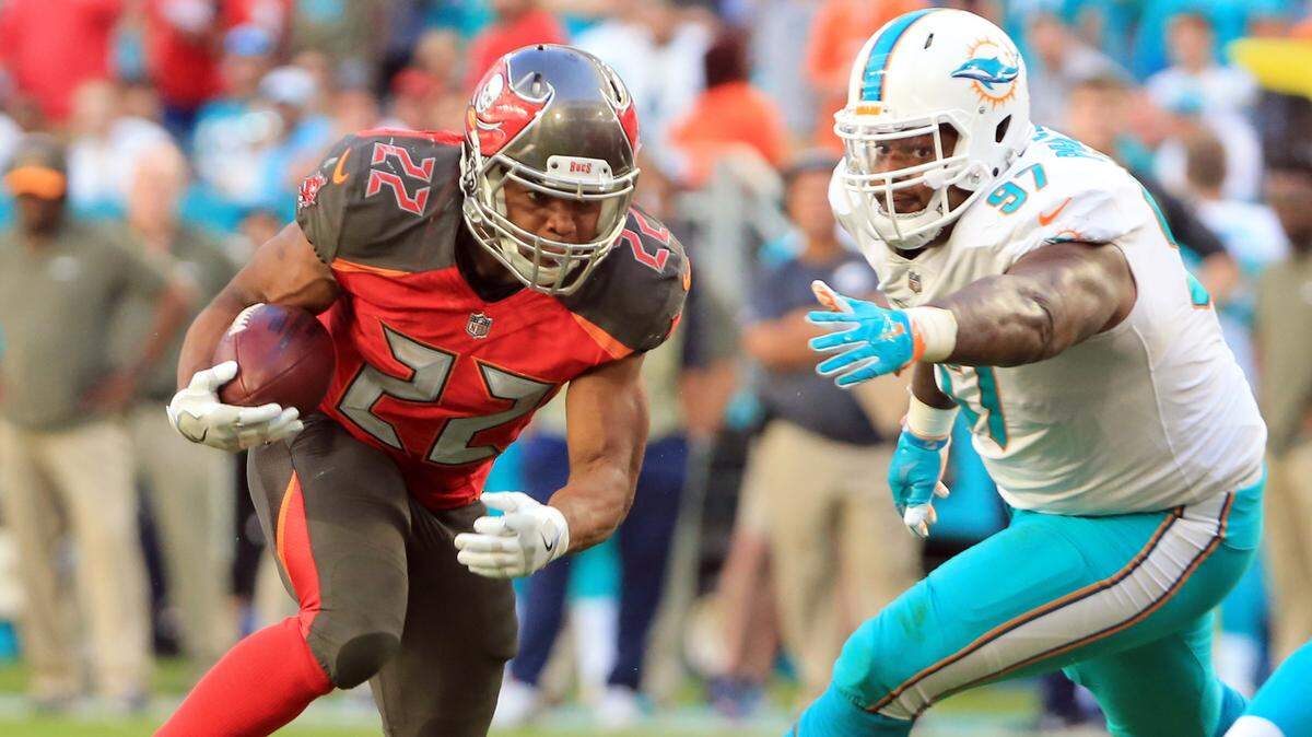 Jordan Phillips, shown in action against the Buccaneers last fall, is entering the most important season of his young career.