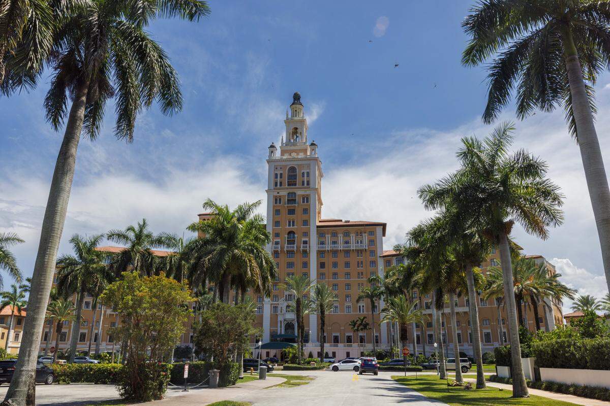 The Biltmore Hotel sits during the day on Wednesday, Aug. 20, 2025, in Coral Gables, Fla. 