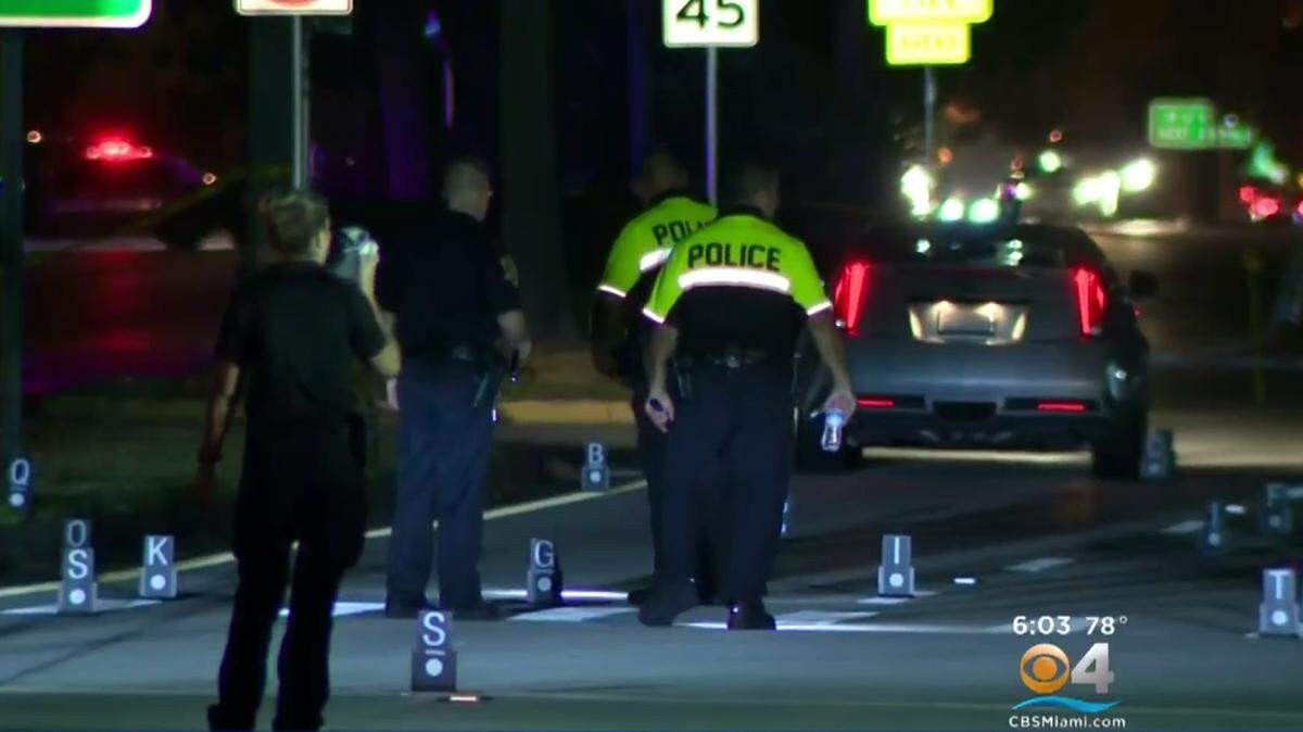 A 5-year-old girl and a man were killed Wednesday night when a Cadillac sedan hit them as they crossed a Davie street on Halloween night, police say. A 2-year-old girl who was with them was slightly injured.