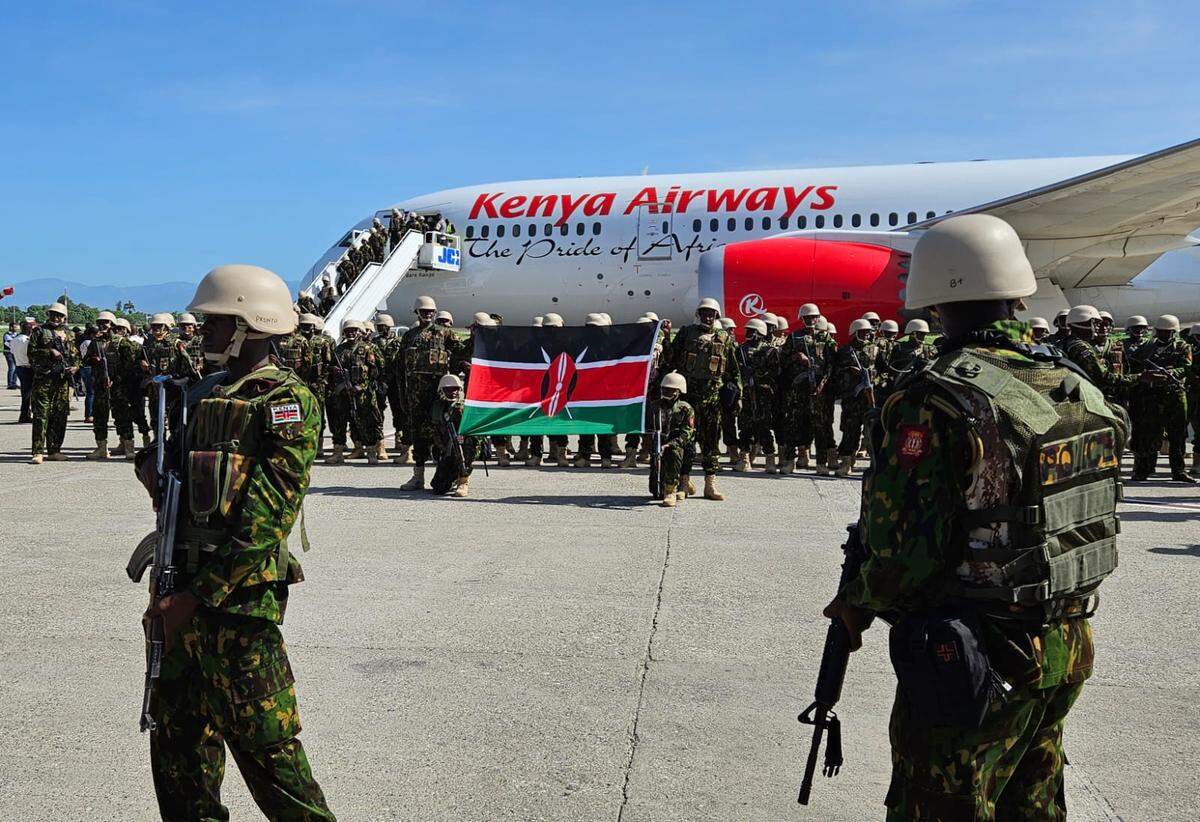 Approximately 200 Kenyan police officers and support staff arrive in Haiti as part of the first contingent of a United Nations-backed Multinational Security Support mission.
