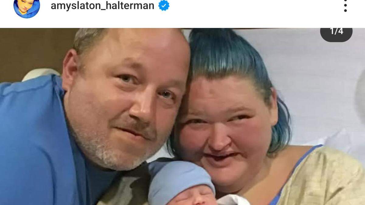 amy slaton with michael halterman and son glenn