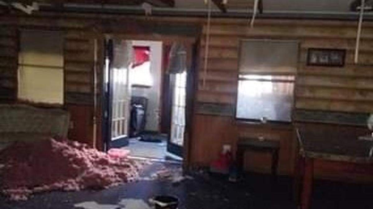 USF sophomore Christion Gainer’s home suffered major damage due to Hurricane Michael two weeks ago.