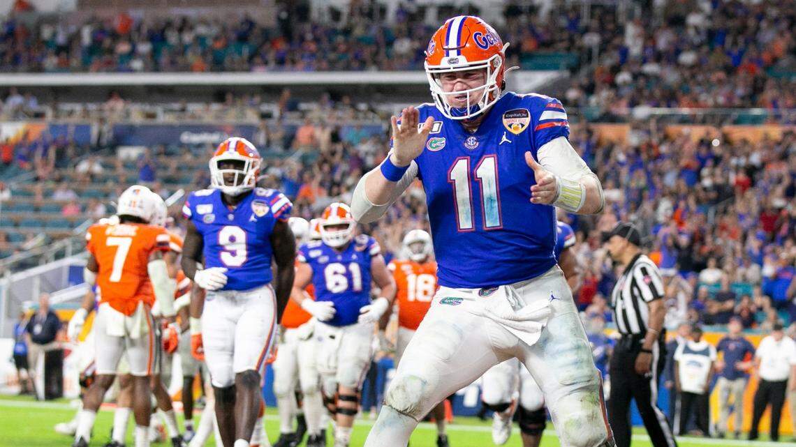 Quarterback Trask’s task is to lead the Florida Gators to a national title in football