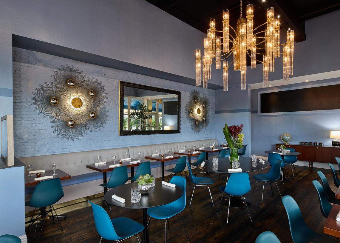 Another view of the interior of the new Blue Collar restaurant.