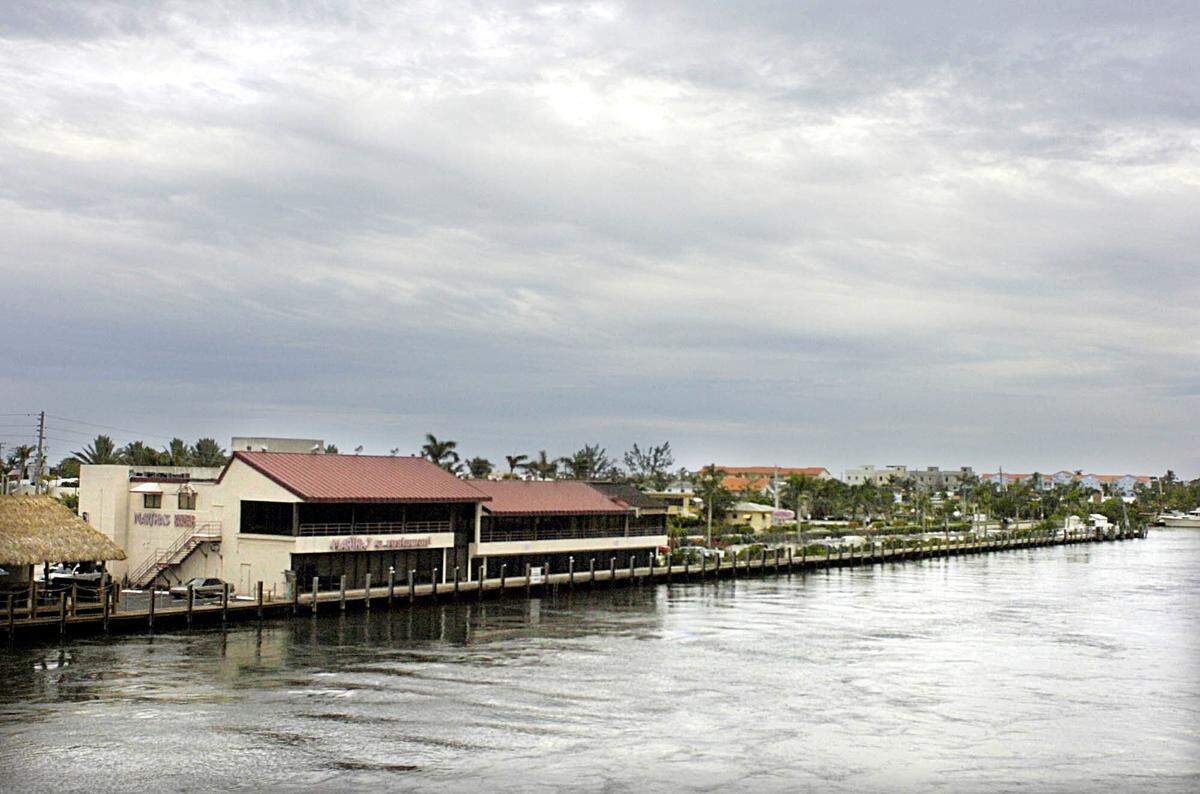 In 2006, a view of Martha’s on the Intracoastal restaurant in Hollywood.