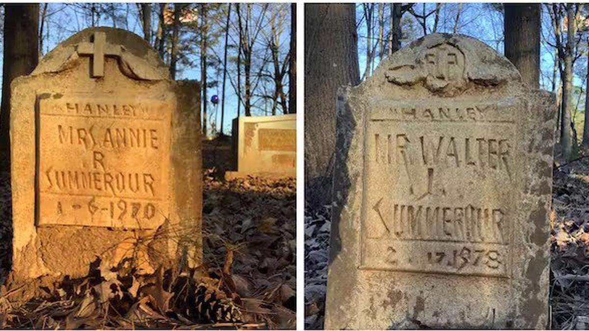 At an Atlanta-area Black cemetery, grave markers include honorifics for those buried there, a courtesy denied them in life.