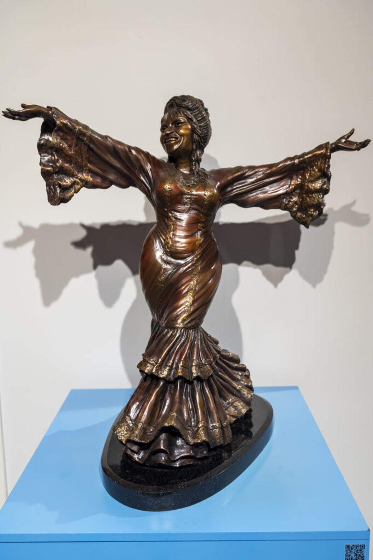In the MOAD exhibition is a maquette of an unbuilt sculpture by William Carmona honoring Celia Cruz.