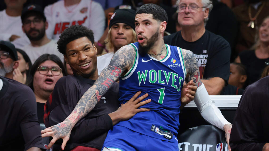 Myron Gardner gets Anthony Edwards’ attention from Heat bench: ‘That’s Myron’