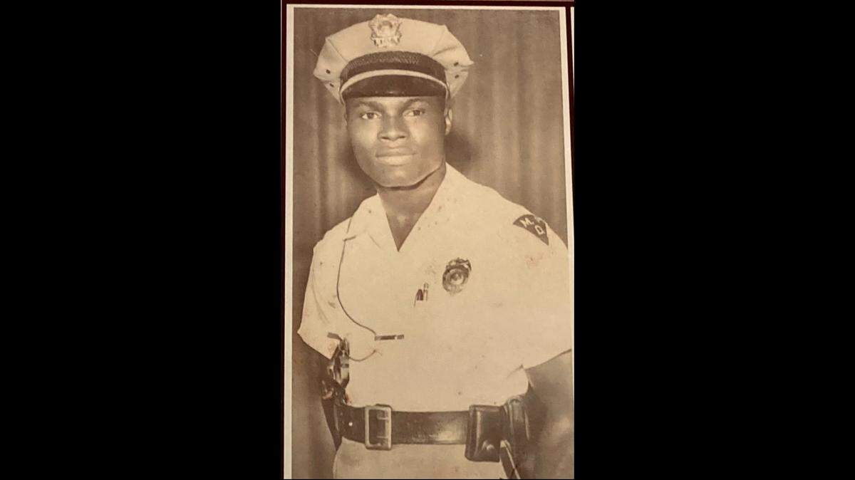Archie McKay as an officer with the city of Miami Police Department in 1954. He was one of the first Black Miami police officers.