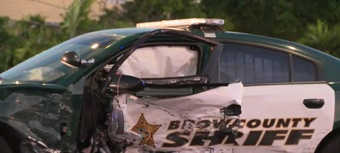 Driver arrested after crash with BSO deputy has history of dangerous driving