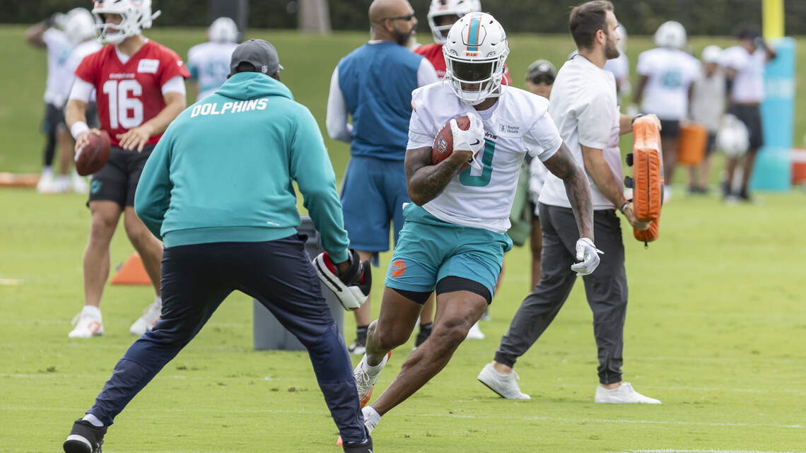 Who can help carry the load for the Miami Dolphins behind Achane?