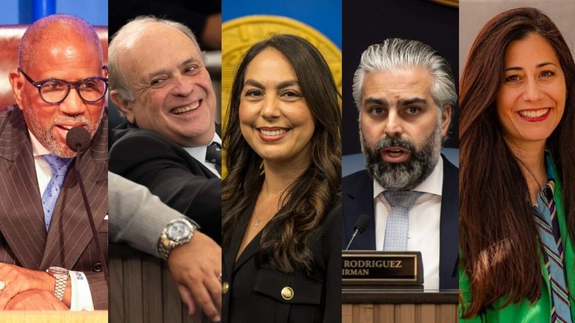 Five Miami-Dade County commissioners were elected Tuesday — no votes needed