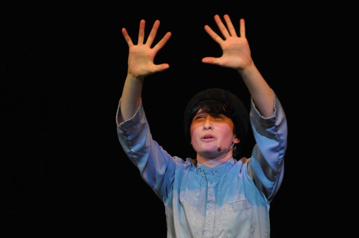Andrea Ferro in “Farhad, or the Secret of Being” by Nilo Cruz. The monologue is one of three featured in “Tres Veces Cruz” (Three Times Cruz).”