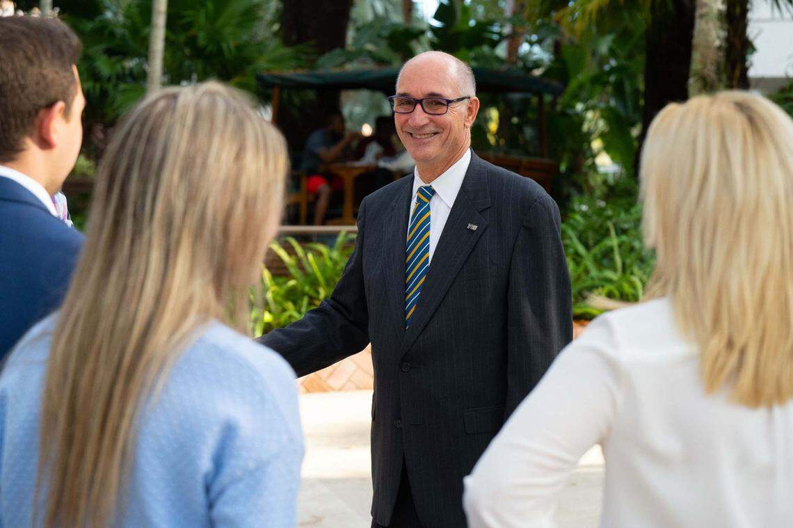 Interim FIU President Kenneth A. Jessell on Friday, Jan. 21, 2022. Photo courtesy of FIU
